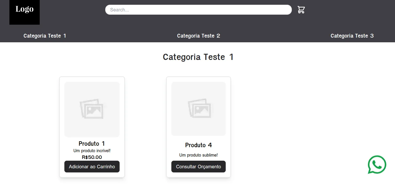 Catálogo Página Categoria