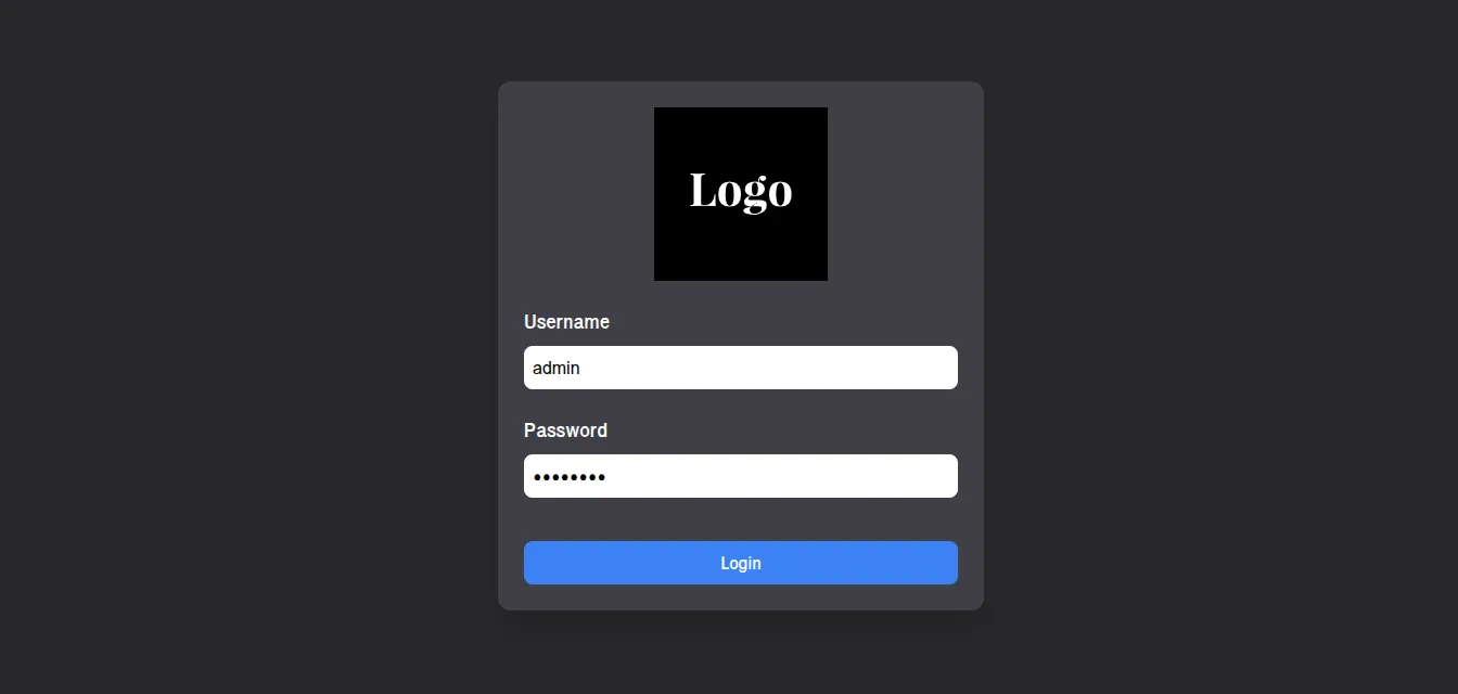 Catálogo Página Login